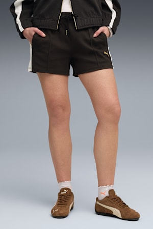 T7 Pintuck 4" Shorts Women, PUMA Black, extralarge-GBR